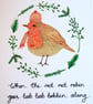 Red Robin Christmas card - Image 3