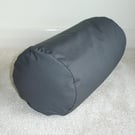 Bolster Pillow Cover Grey 8x18 Round Cylinder Plain Block 18" Neckroll Cushion