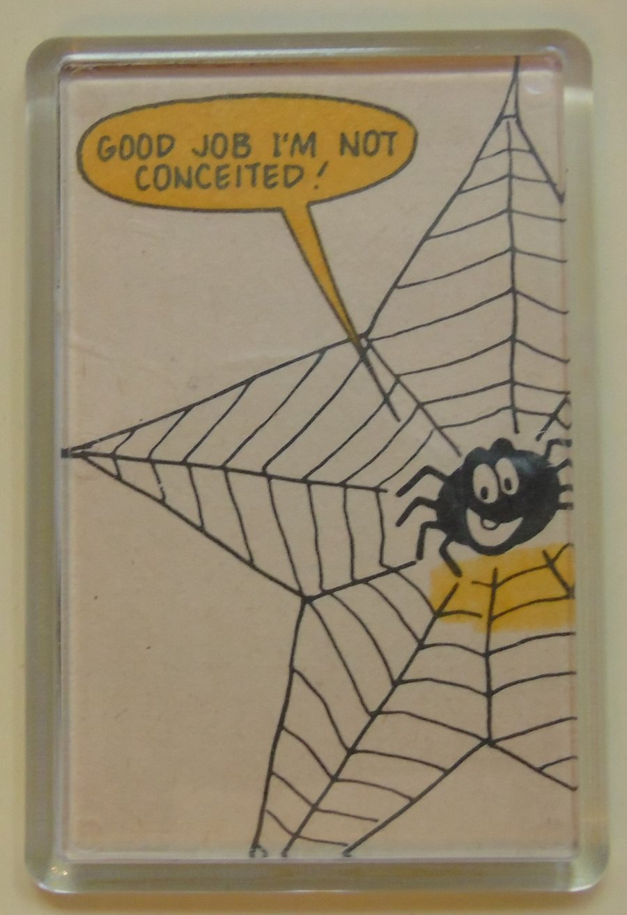 Seconds Sunday Comic Magnet - Spider