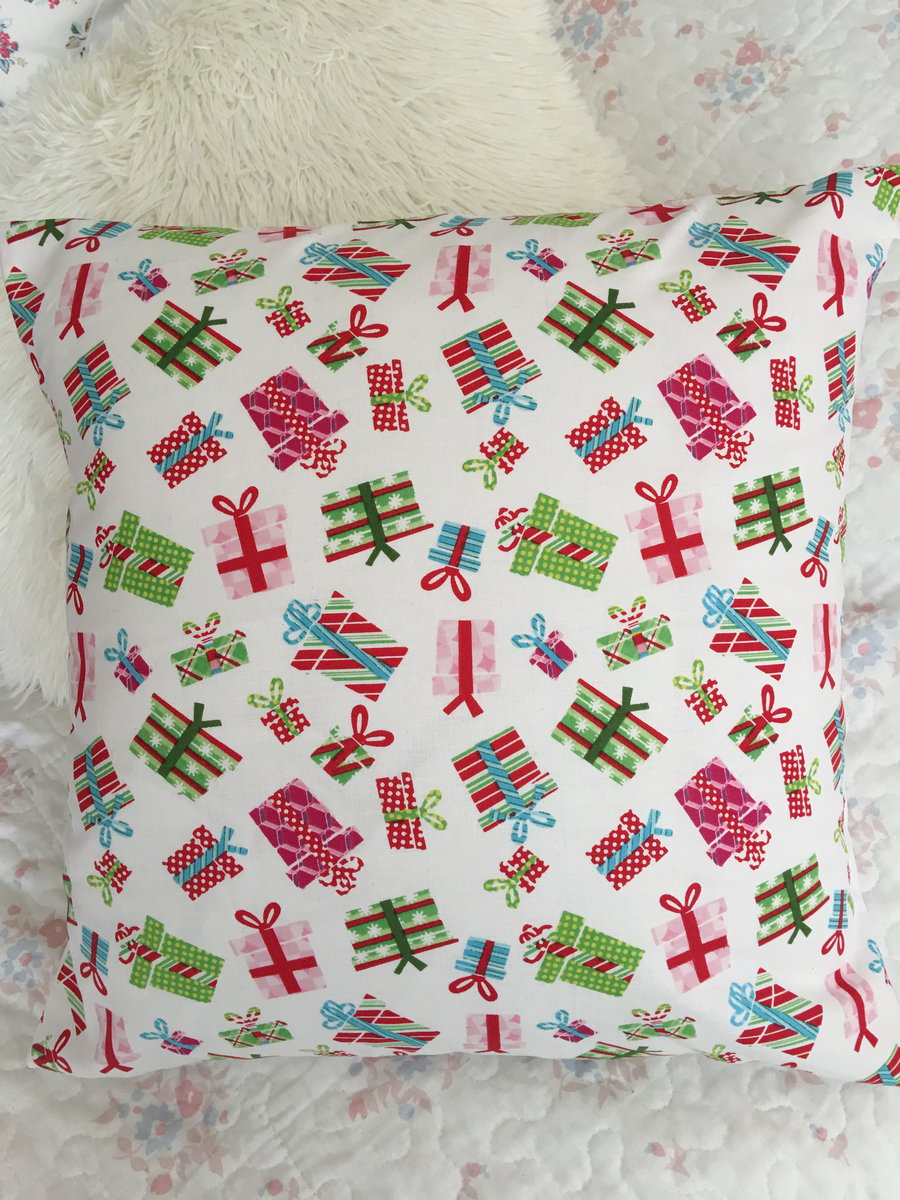 Christmas design fabric cushion cover