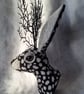 Faux jackalope head wall mount-Jack Thistlewick - Image 5