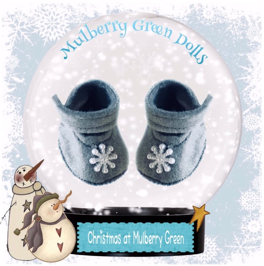 Reserved for Julie - Snowflake Shoes