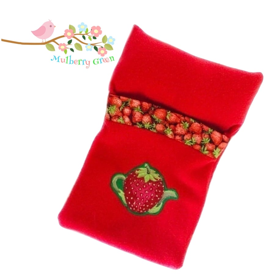 SALE ITEM - Strawberry Tea Pot Sleeping Bag