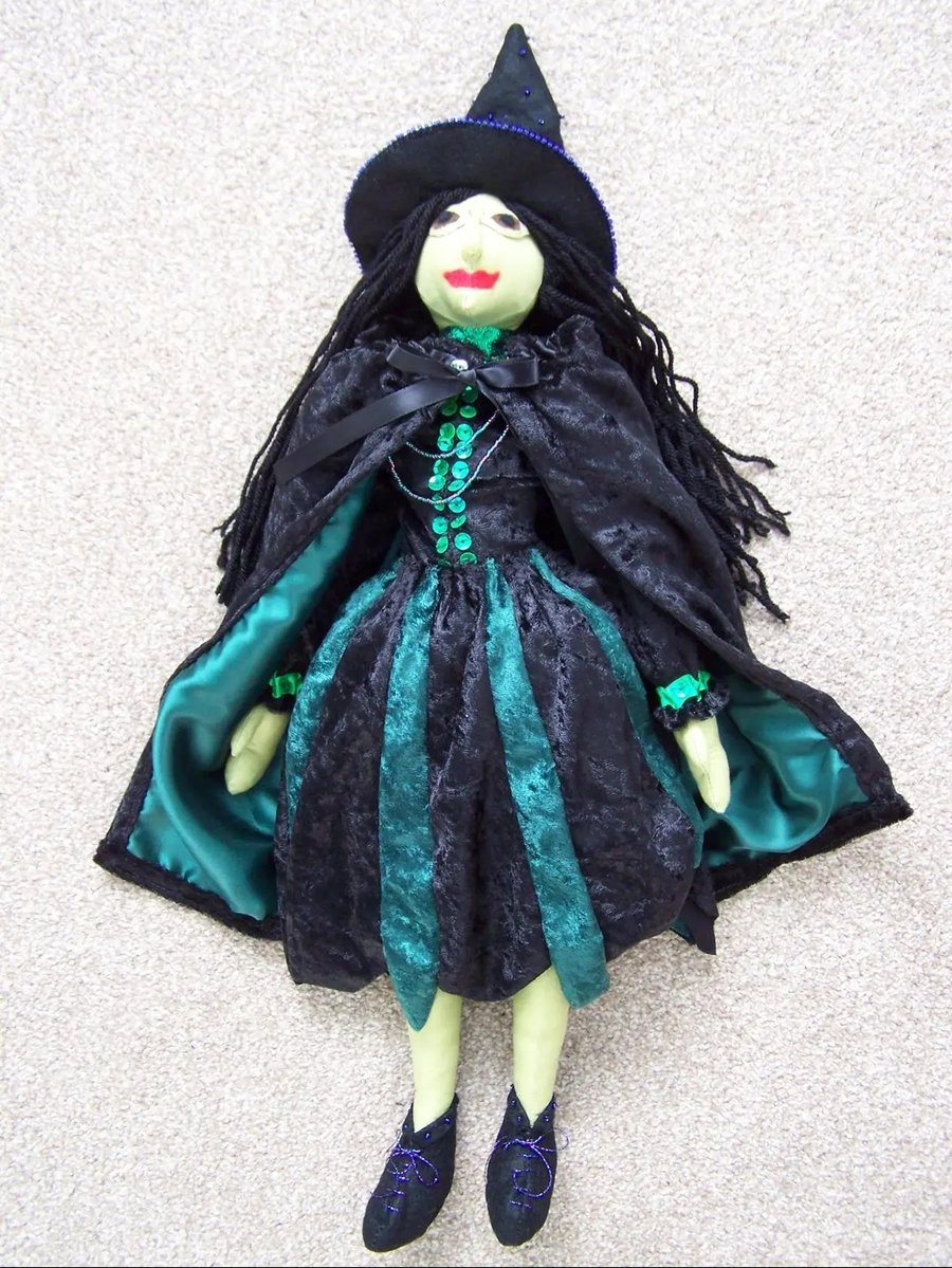 Handmade Witch Decorative Doll