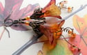 Lucite Large Bellflower Earrings