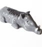 Warthog Ceramic Ornament - Handmade - Image 1