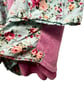 Upcycled Pink Boho Jumper with Floral Heart Detail One of a Kind Clothing - Image 6