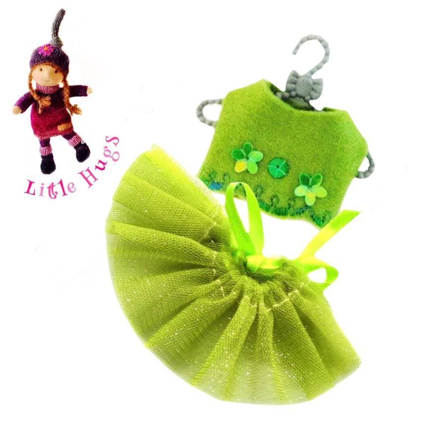 Little Hugs’ Apple Green Party Outfit