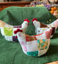 Handmade Patchwork Chicken Pincushion