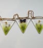Fused Glass Butterfly Garden Bunting: Bumble Bee & Flower Garland - Image 10