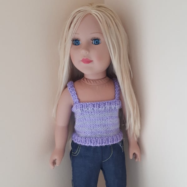 KNITTING PATTERN PDF Wisteria Camisole for Doll