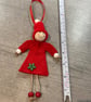 Hand crafted cheeky Christmas imp.