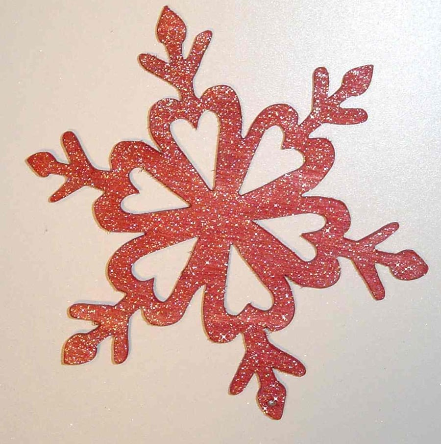Wooden Snowflake Christmas  Decoration