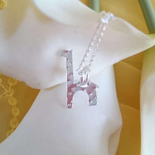 Giraffe sterling silver necklace