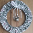 Fabric Christmas Wreath