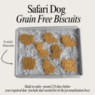 Dog Safari treat box, Homemade sea life biscuits 