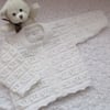 16" Round Neck Baby Girls Cardigan