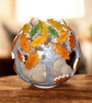 Autumn Oak Trees Gourd Lamp - Image 1