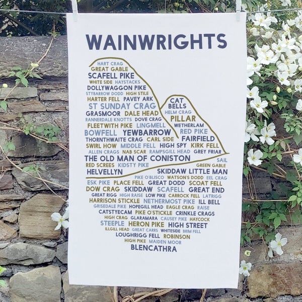 Wainwrights tea towel