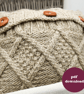 The Doric Cushion Knitting pattern - DIGITAL PATTERN ONLY - Image 1