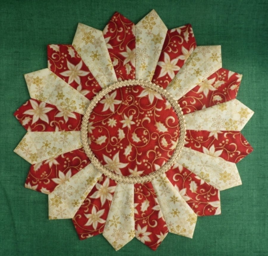 Christmas Table Mat In Festive Fabric