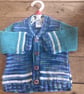 0-6 month cotton Hand Knitted Cardigan 