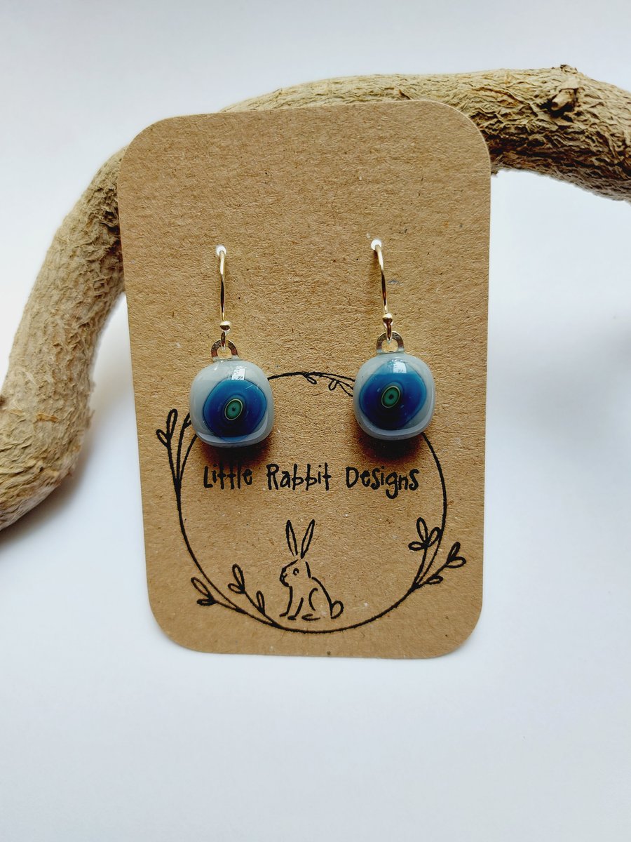 Fused Glass Earrings 