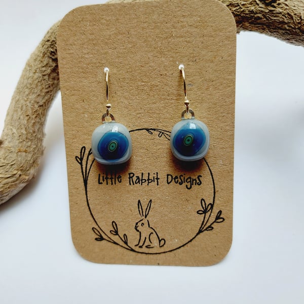 Fused Glass Earrings 