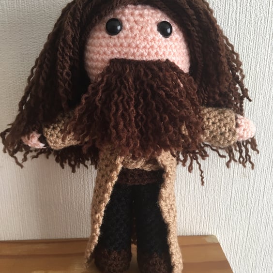 Crocheted Harry Potter Character Dolls - HAGRID