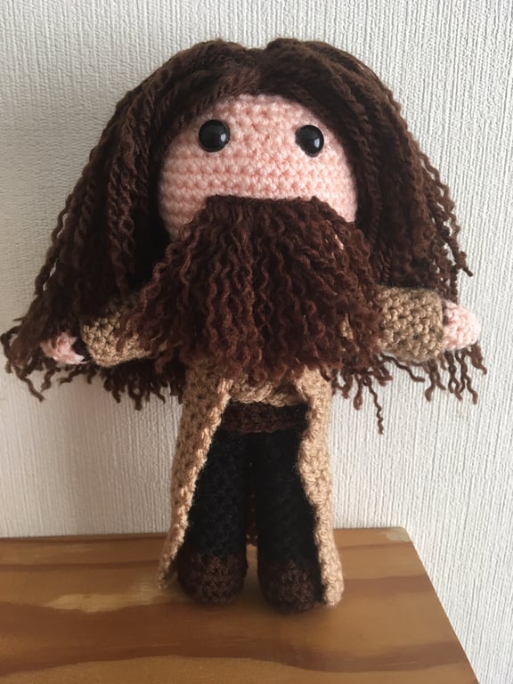 Crocheted Harry Potter Character Dolls - HAGRID
