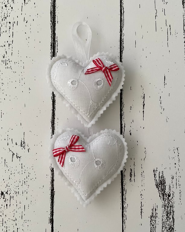Handmade Hanging Heart Decoration 