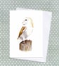 SALE - now 2.00 Barn Owl Wildlife Card - Image 2