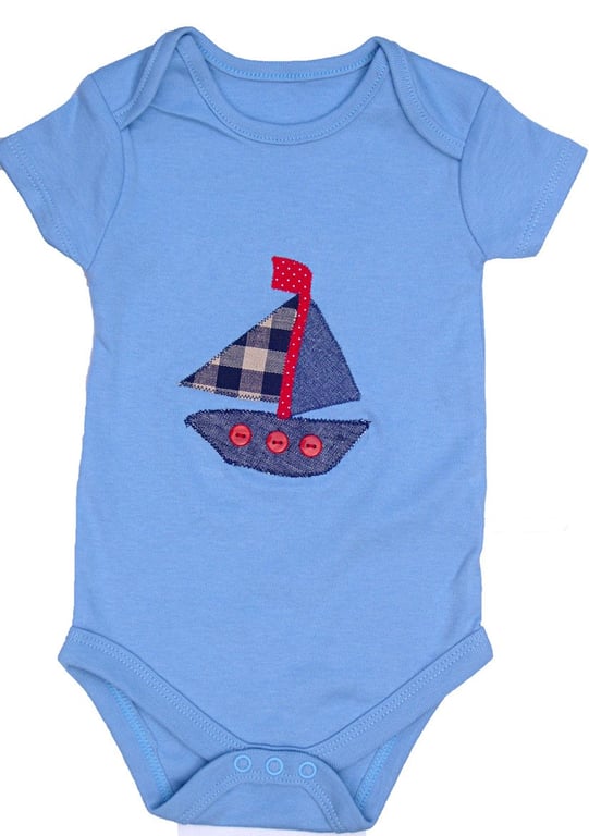 Baby Sailing Boat Babygrow