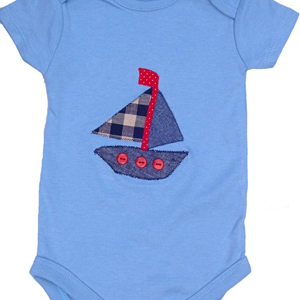 Baby Sailing Boat Babygrow