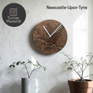 Custom Engraved Map Clock