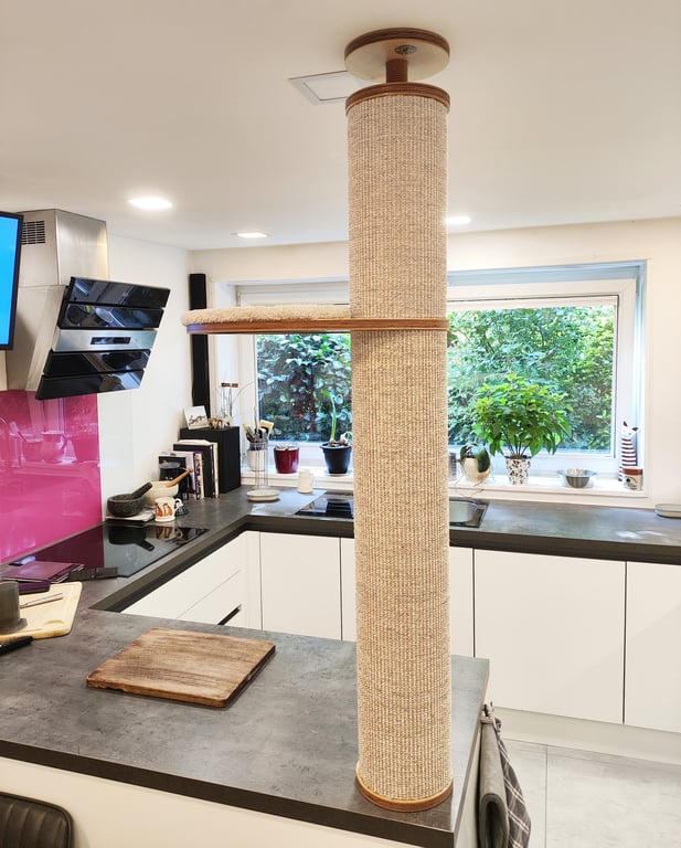 Cat Pole, Cat Post, Cat Tree, Cat Climber, Cat Tower - Handmade in the UK