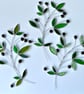 Stained Glass Olive Branch Suncatcher - Handmade Window Decoration 