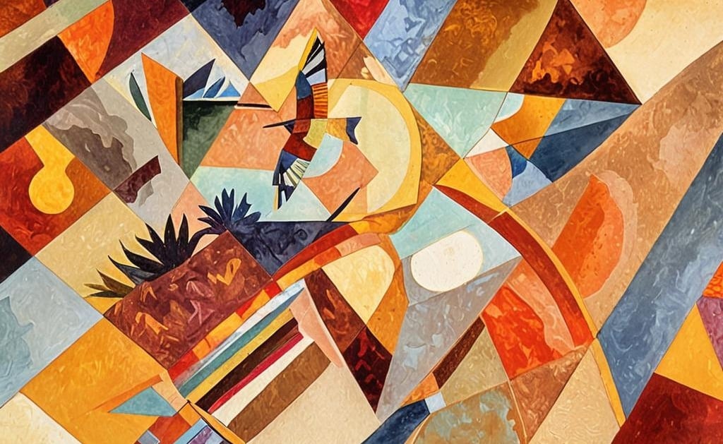 A4 Print Abstract Bird of Prey 