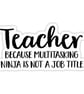 What Is A Teacher? Acrylic Magnet - Image 1
