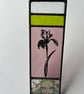 Perfectly Imperfect Stained Glass Iris Panel 