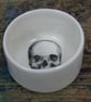 Porcelain dish with skull image - Image 2