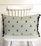 Sophie Allport Bees  Cushion Cover with  Pom Poms - Image 9