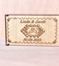 Personalised Wedding Money Gift Box,  Custom Names & Date, Gift for couple