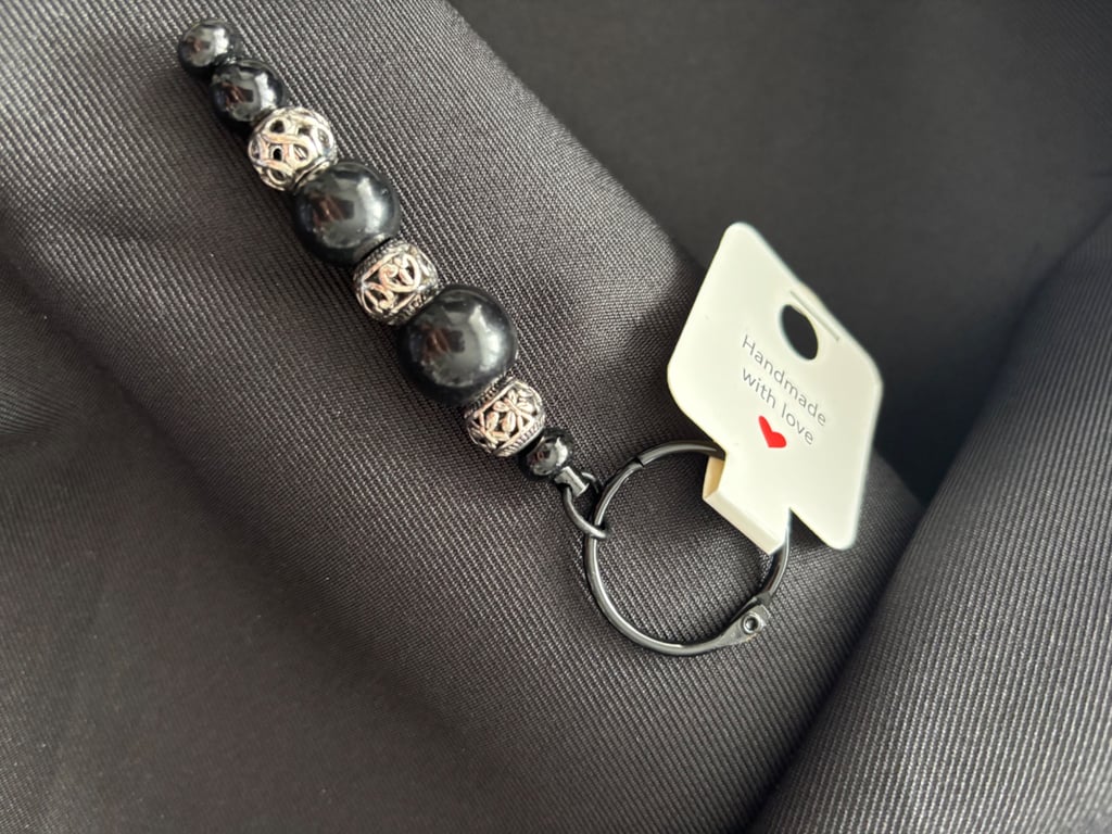 Handmade boho style bag charms or key rings made with quality materials 