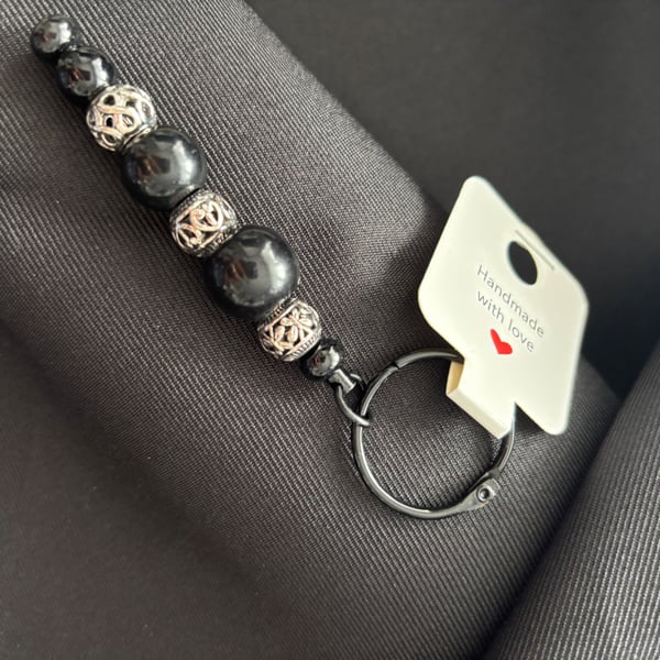 Handmade boho style bag charms or key rings made with quality materials 