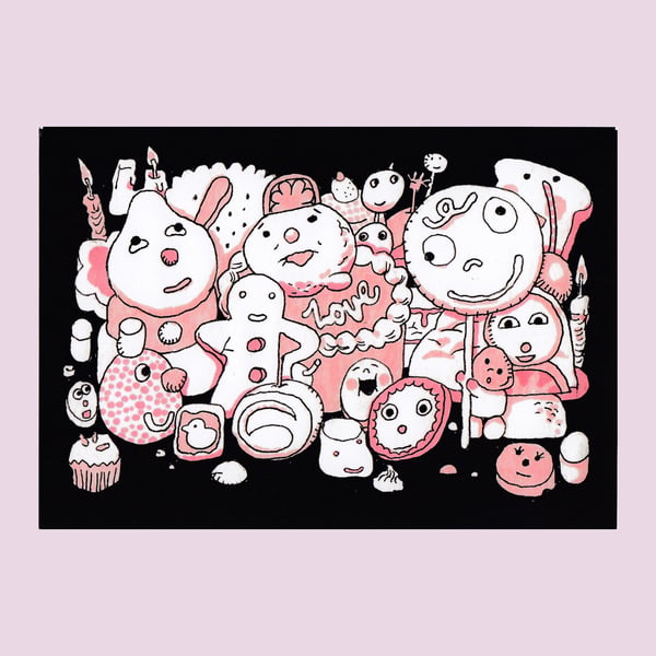 Sweets print by bongougobango