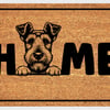 Airedale Terrier Home Door Mat No.1 - Airedale Terrier Welcome Mat - 3 Sizes