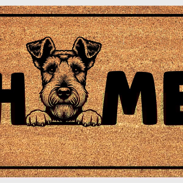 Airedale Terrier Home Door Mat No.1 - Airedale Terrier Welcome Mat - 3 Sizes