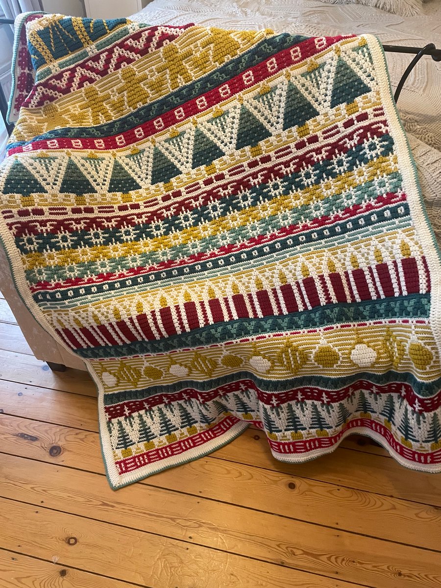 Handmade crochet blanket