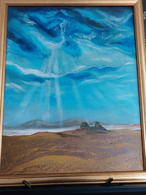 Blue Sky Above Norfolk Beach (The Donegal)